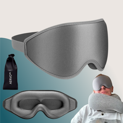 AERVO™ CloudDream Sleep Mask – Stone Grey