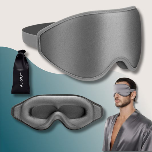 AERVO™ CloudDream Sleep Mask – Stone Grey