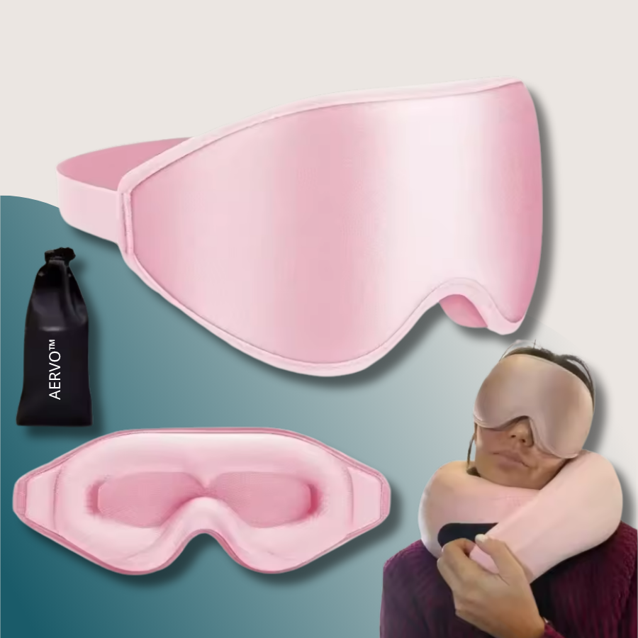 AERVO™ CloudDream Sleep Mask – Rose Dawn