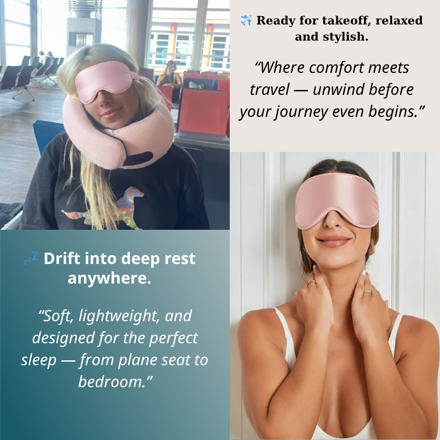 AERVO™ CloudDream Sleep Mask – Rose Dawn